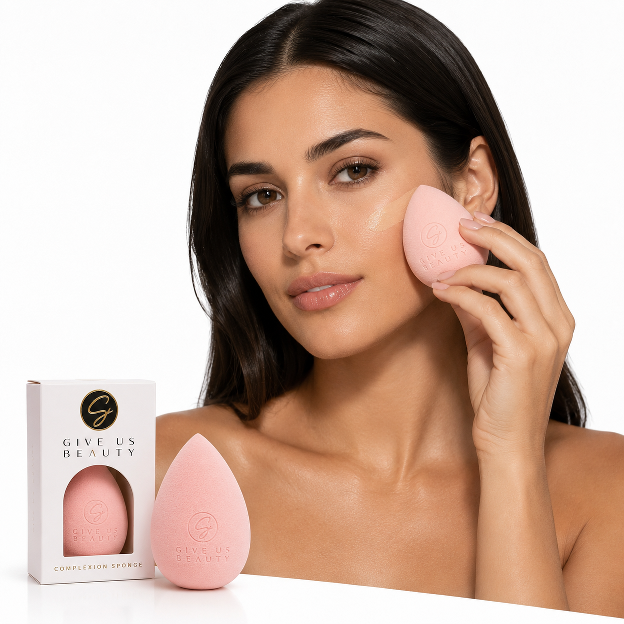 Give Us Beauty Latex-Free Complexion Sponge for flawless foundation and concealer application.