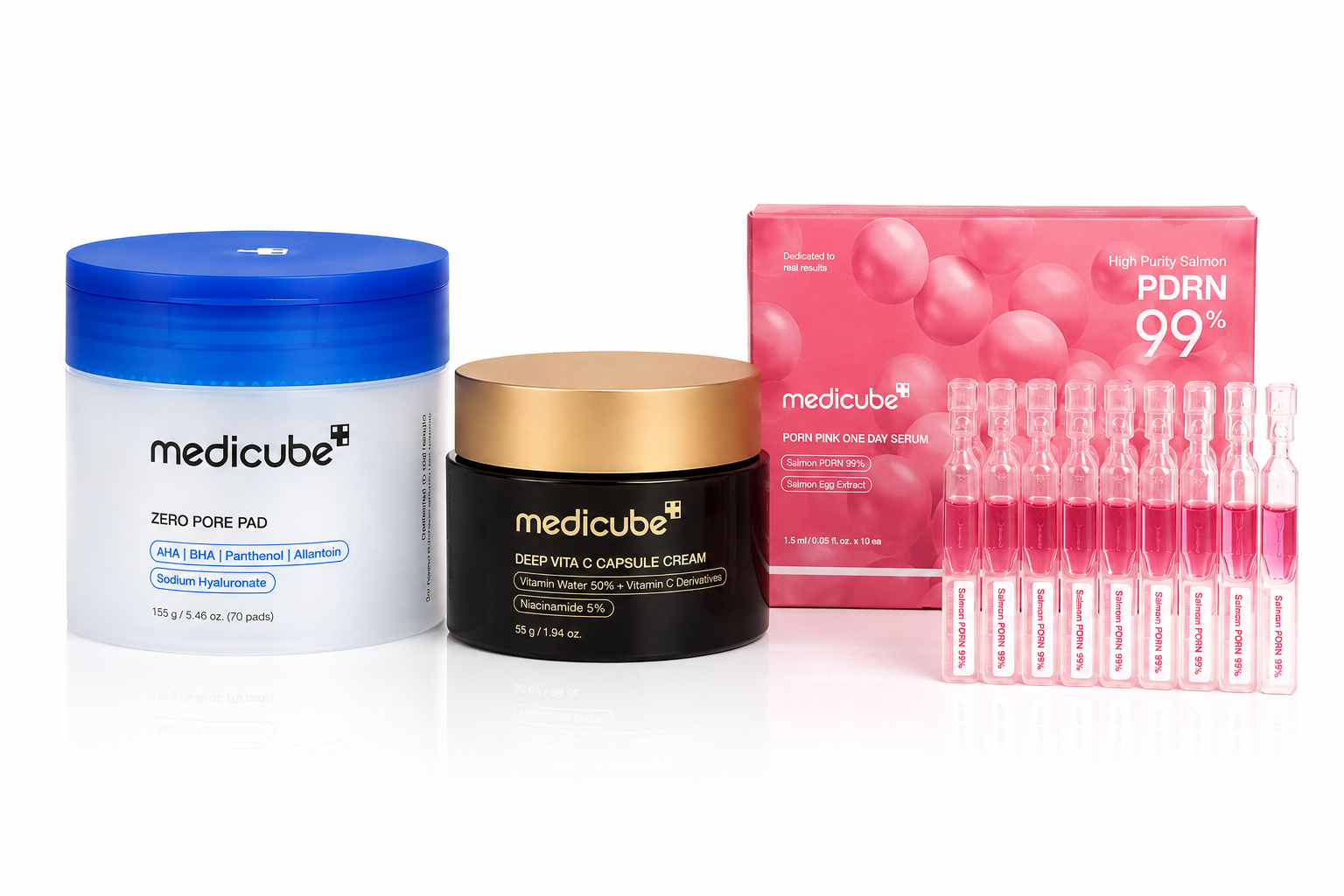 Medicube Pore + Brightening Glow Routine | 3 Piece Set (Free Delivery)