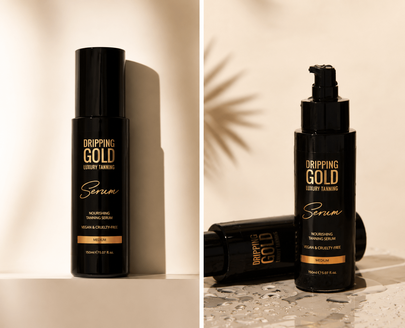 Dripping Gold Luxury Tanning Serum | Dark - Give Us Beauty
