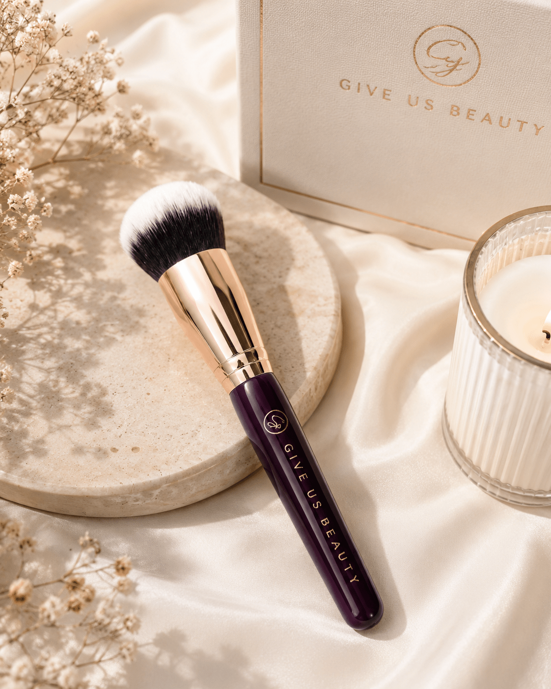 Give Us Beauty Complexion Duo | Foundation Brush & Makeup Sponge - Give Us Beauty