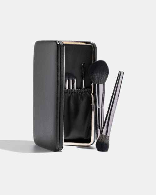 Inglot Brush Set in a Case | Silver - Give Us Beauty