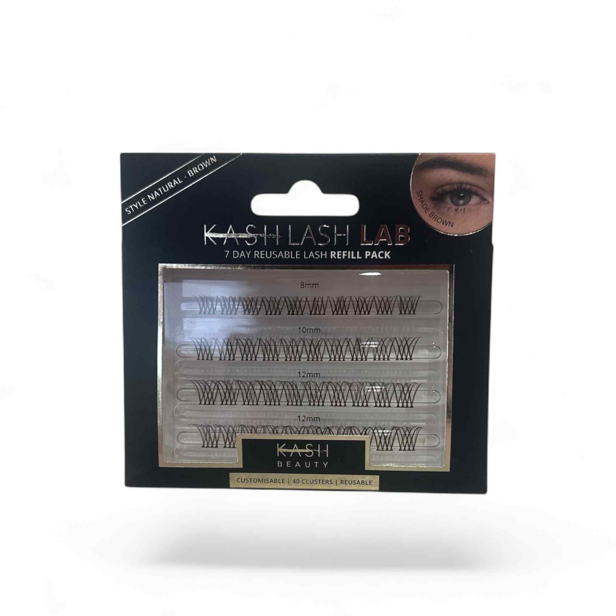 KASH LASH LAB Refill Natural Brown - Give Us Beauty
