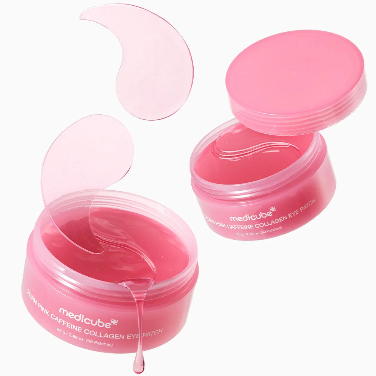 Medicube PDRN Pink Caffeine Eye Patches - 30 Pairs - Give Us Beauty