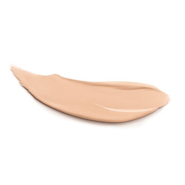 Light beige BB concealer swatch by Note Cosmetics, smooth creamy texture, side view on white background