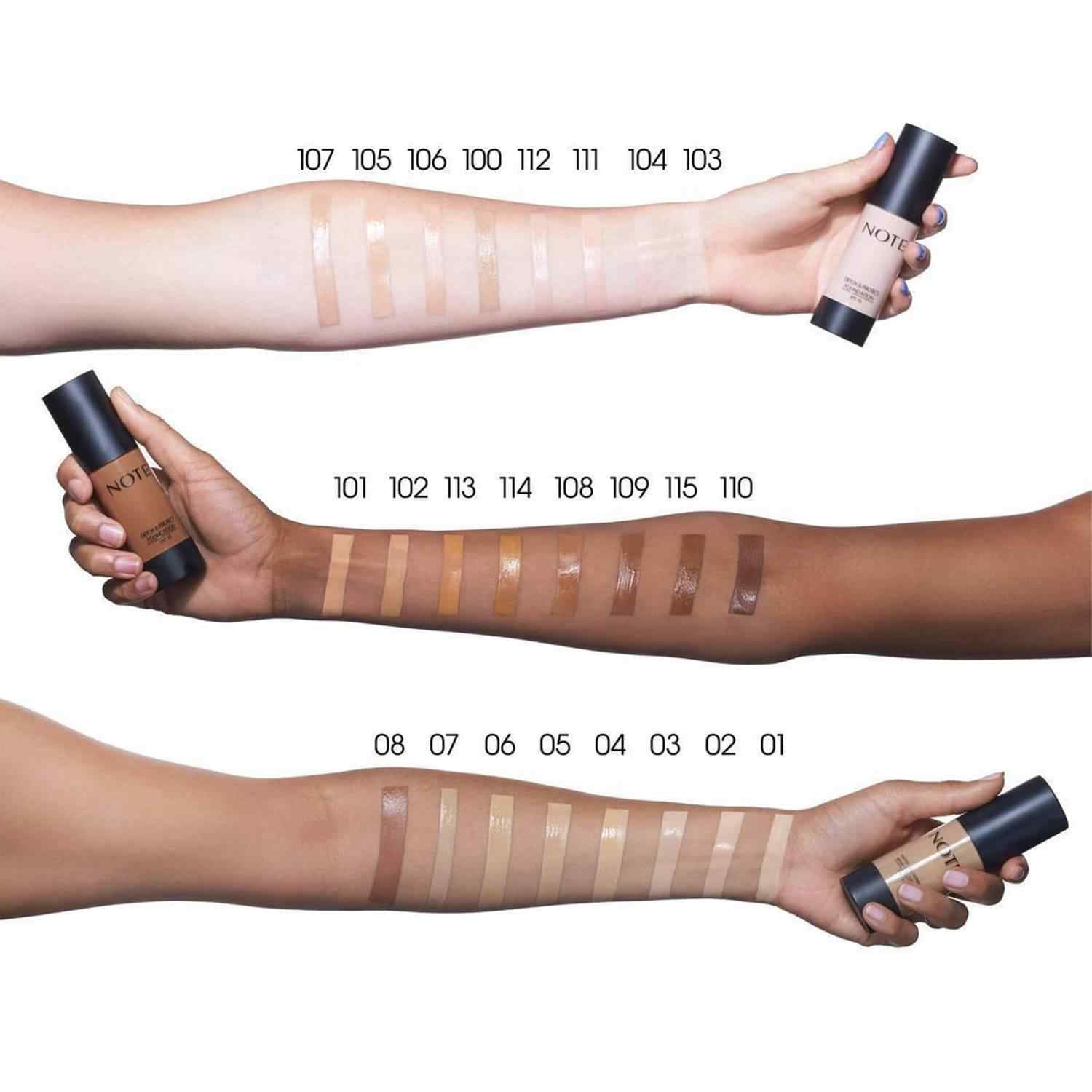 Note Detox and Protect Foundation SPF 15 - Give Us Beauty