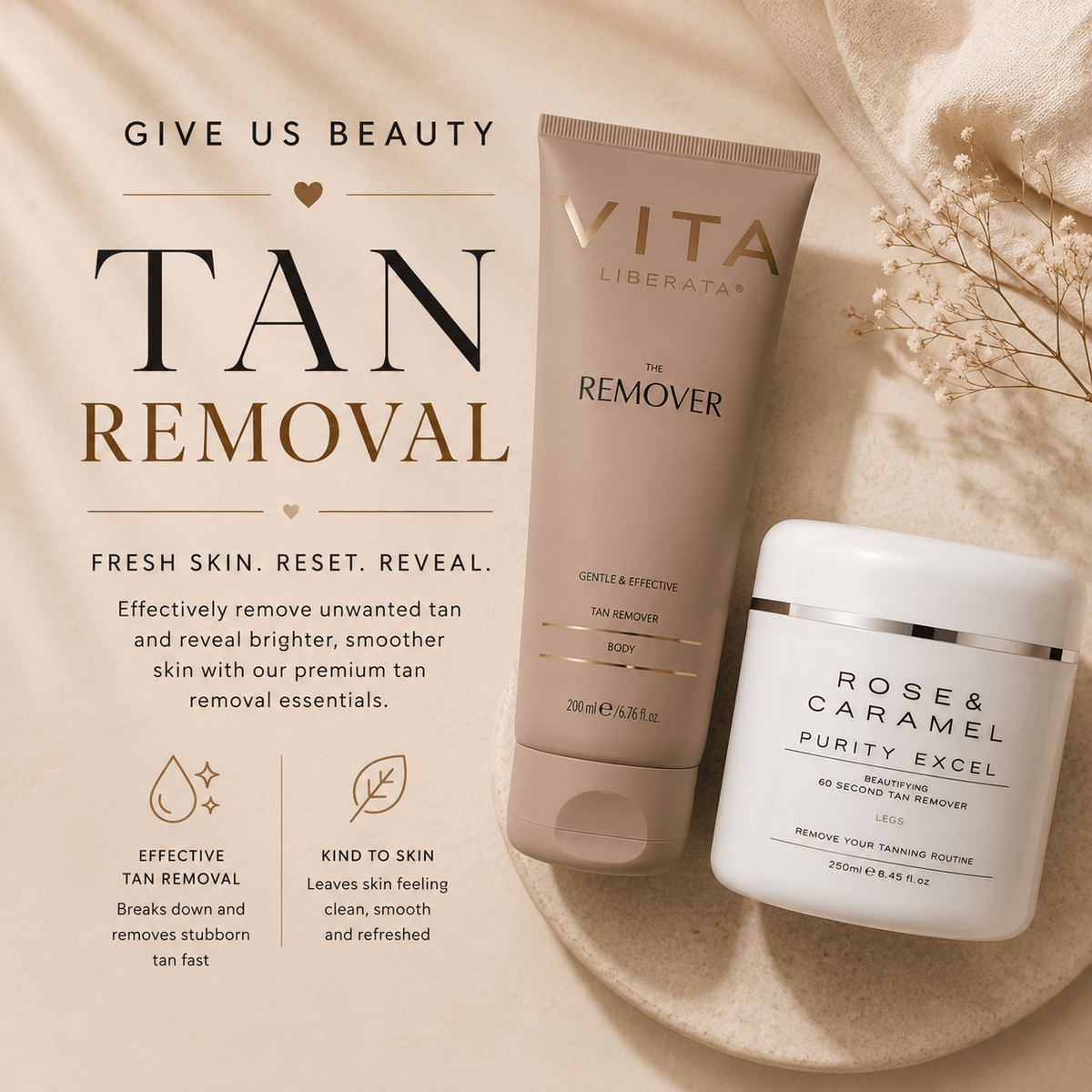 Tan Remover | Self-Tan Removal & Prep | Give Us Beauty