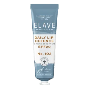 Elave Daily Lip Defence SPF20 tube on a white background