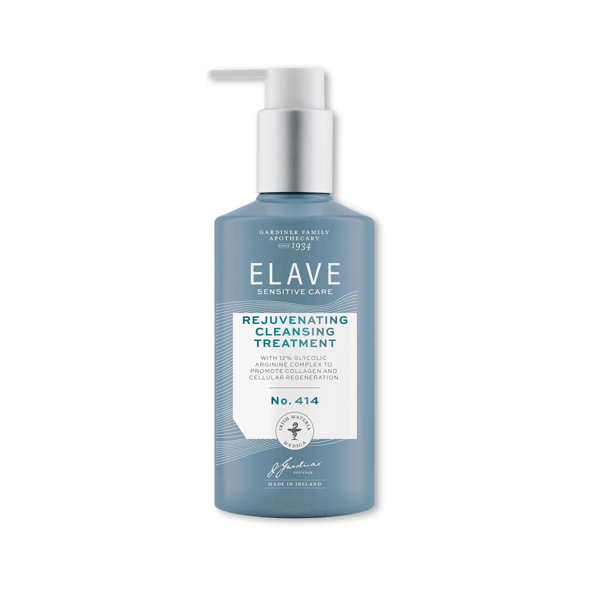 Elave Rejuvenating Cleansing Treatment bottle on a white background
