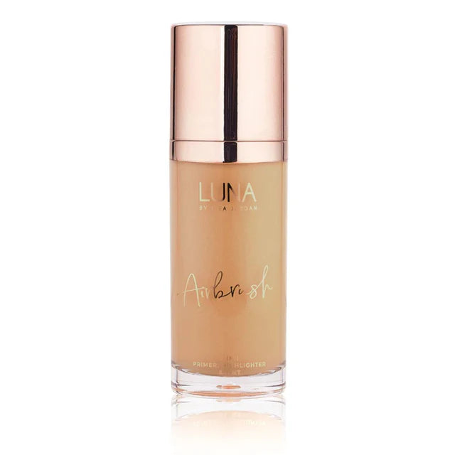 Luna By Lisa Airbrushed Primer, Highlighter, Tint - Golden Beige - luna-by-lisa-airbrushed-primer-highlighter-tint - Primer - Luna By Lisa -