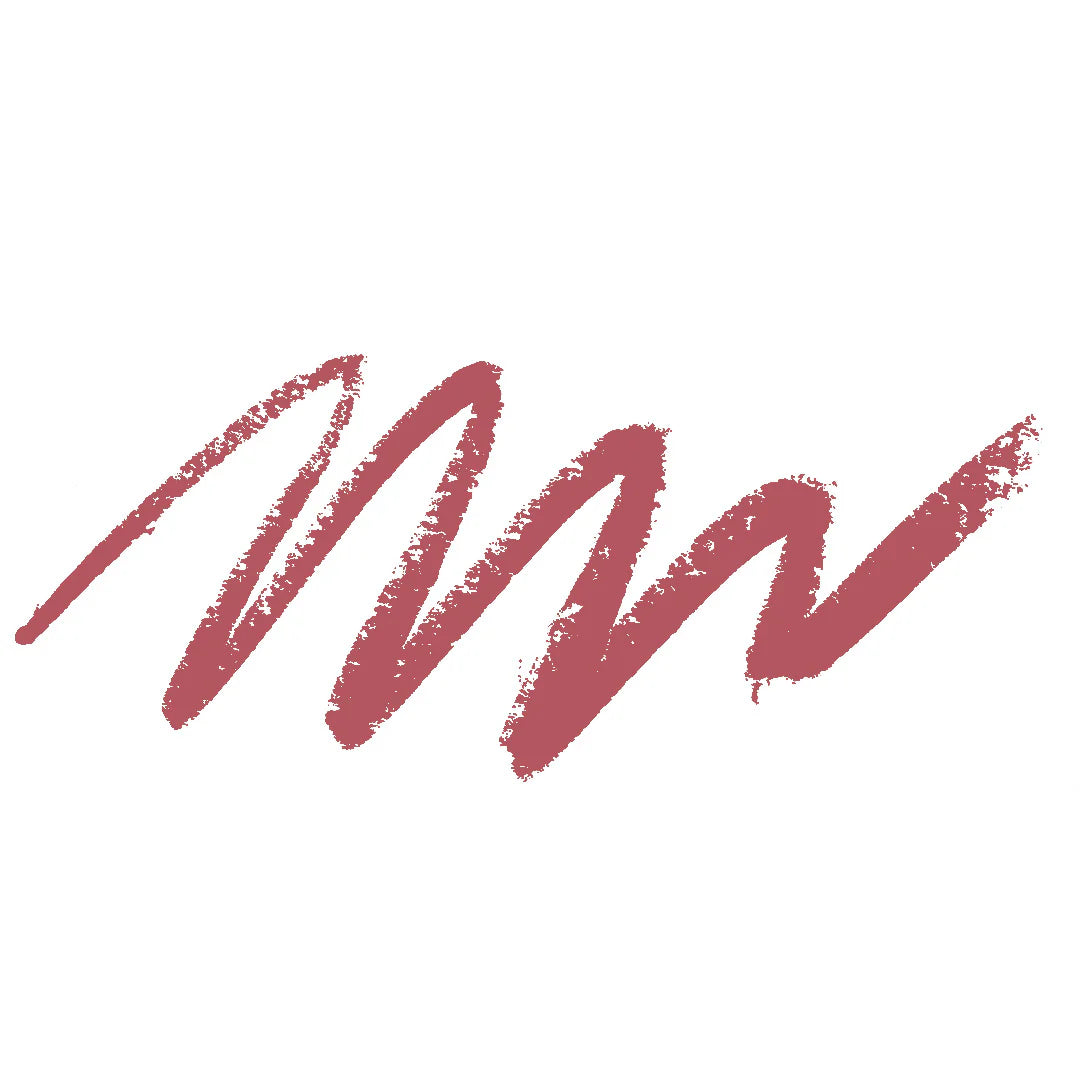 luna by lisa lip pencil Two large, brown, brushstroke-style 'M's on a white background