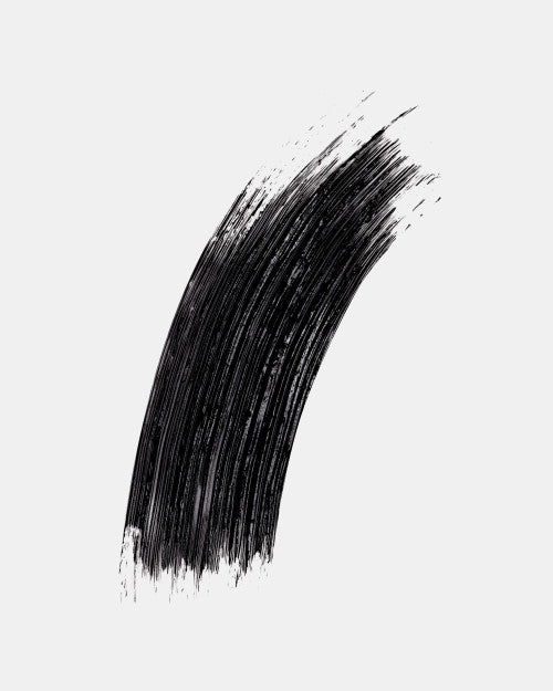 Black brushstroke on a white background inglot all eye desire mascara