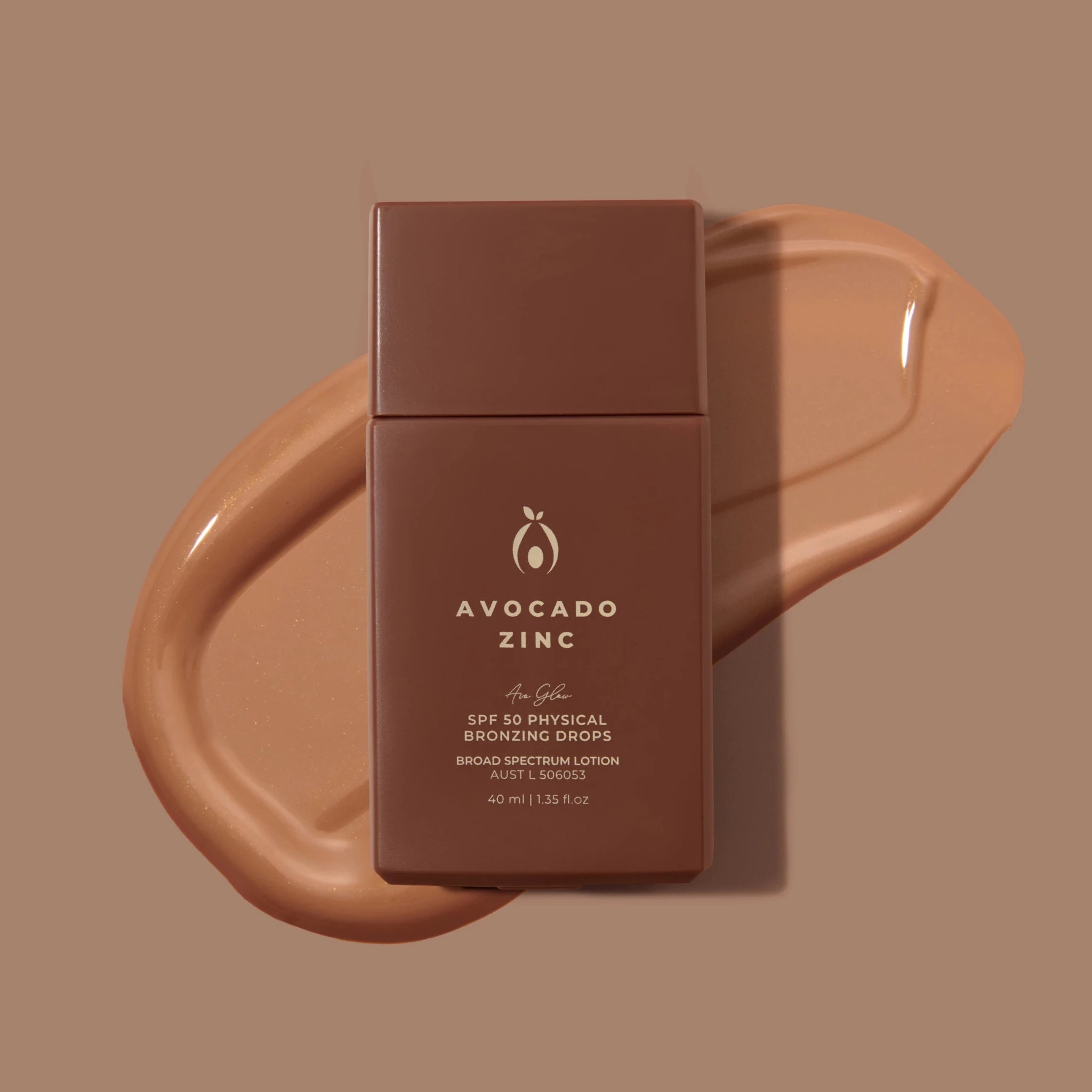 Avocado Zinc Physical Bronzing Drops SPF 50 40ml - Give Us Beauty