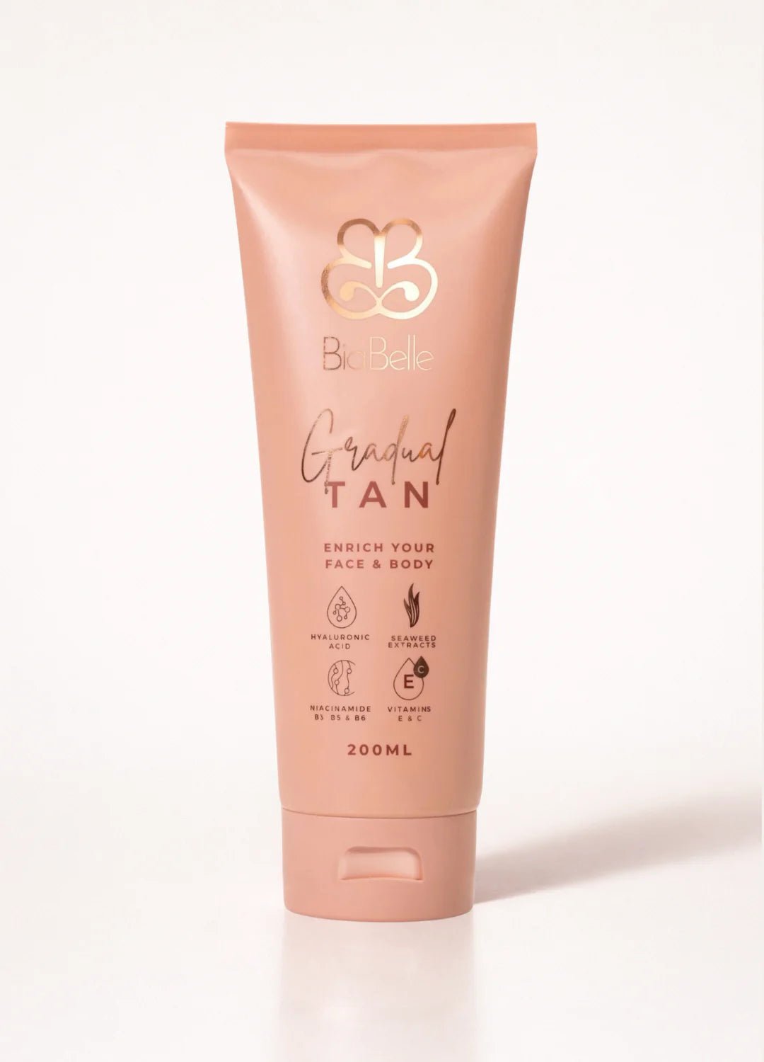 BiaBelle Gradual Tan – Hydrating Face & Body Gradual Tanner 200ml - Give Us Beauty