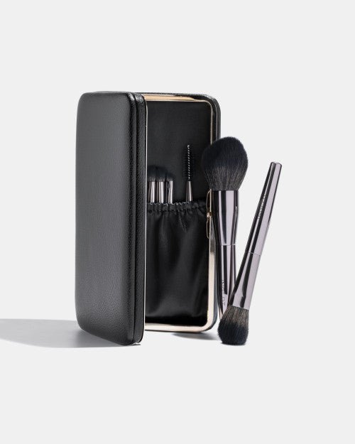 Inglot Brush Set in a Case | Silver - Give Us Beauty