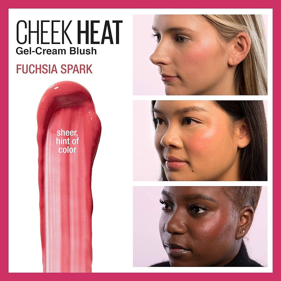 Maybelline Cheek Heat - Sheer Gel Cream Blush - Give Us Beauty