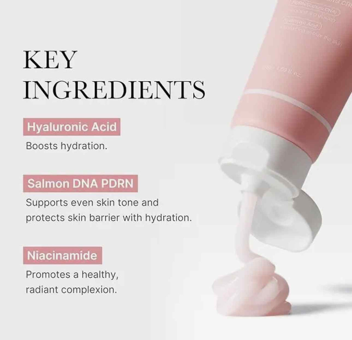 Medicube Salmon Dna PDRN Pink Hyaluronic Mositurising Cream 50ml - Give Us Beauty