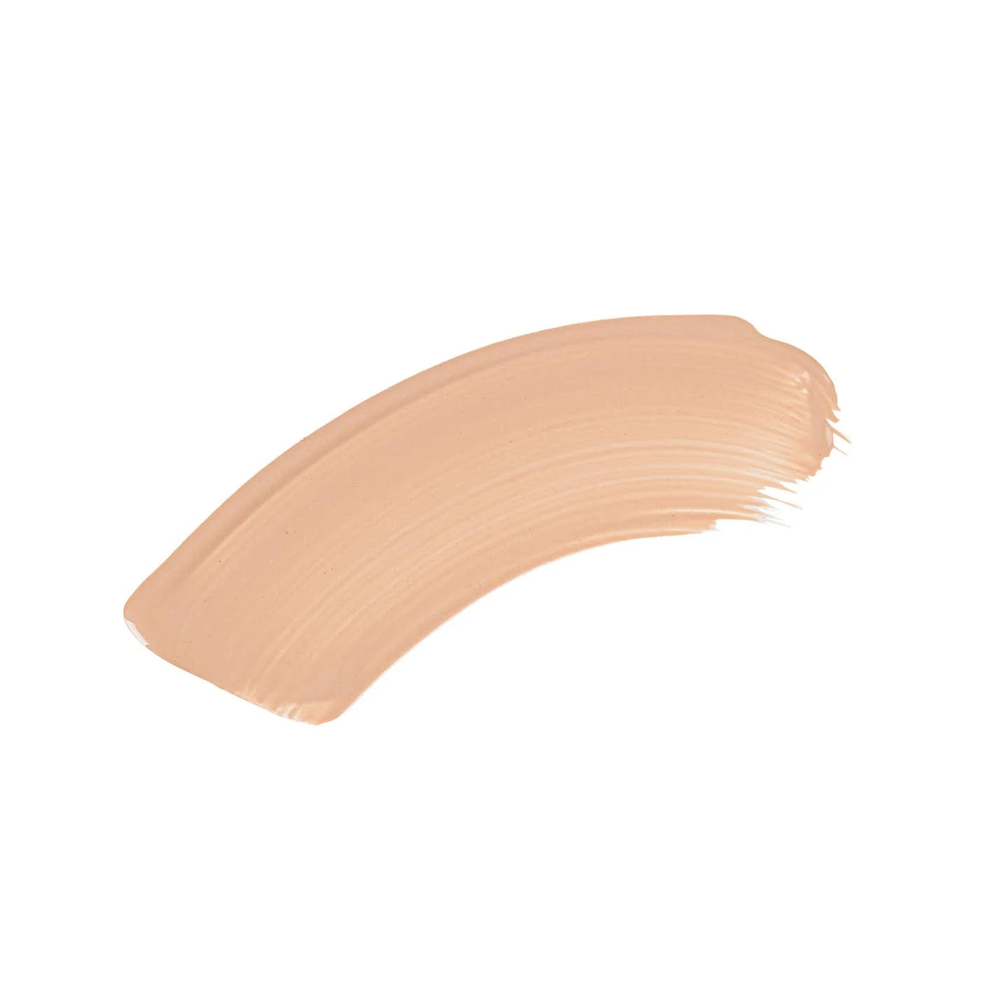 Beige makeup swatch on a white background