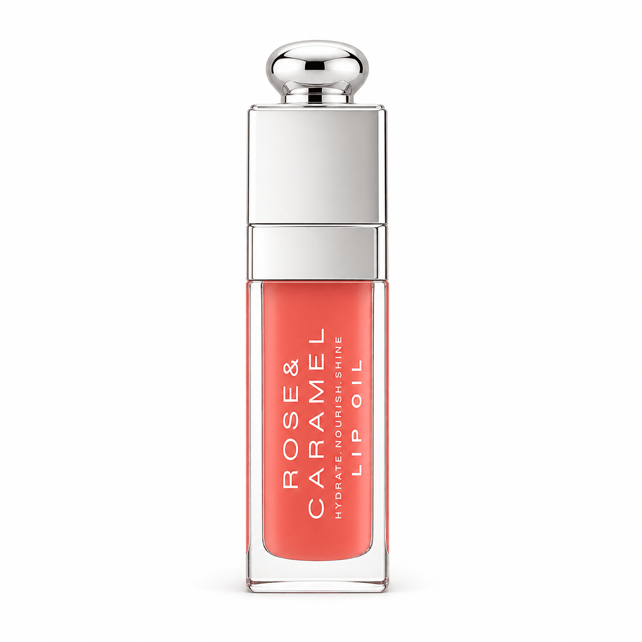 Rose & Caramel Lip Oil Strawberry - Give Us Beauty
