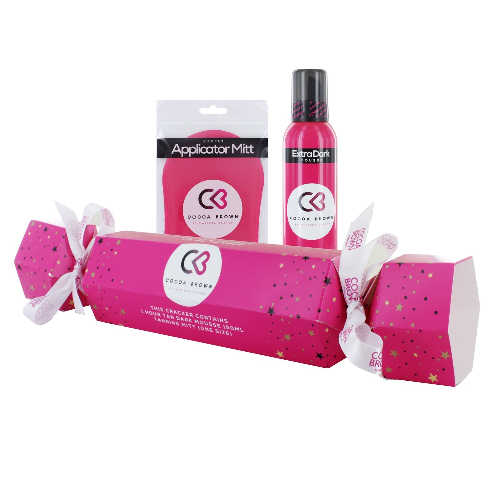 Cocoa Brown Christmas Cracker Set - cocoa-brown-christmas-cracker-hour-tan-mitt - tanning mousse - Cocoa Brown -