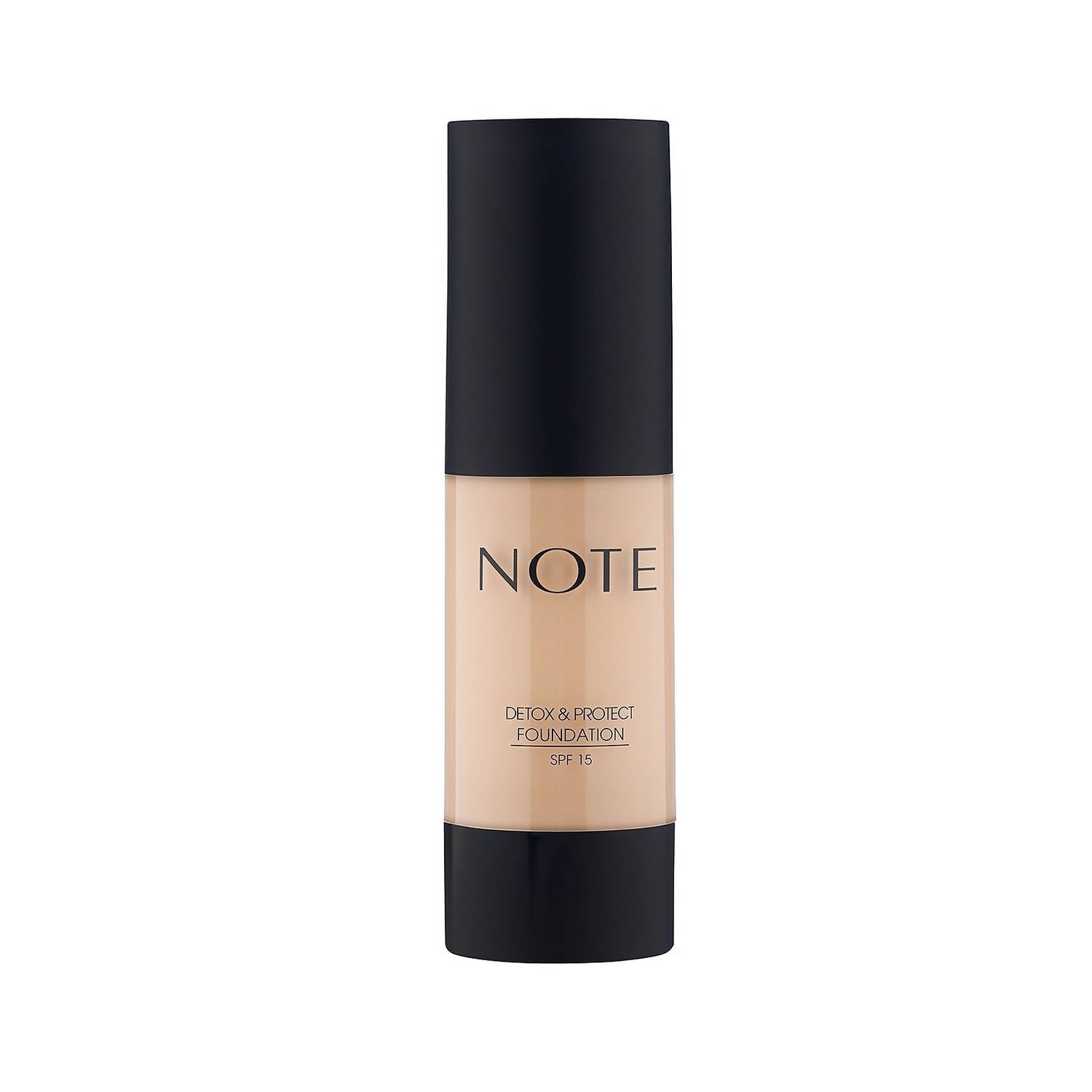Note Detox and Protect Foundation SPF 15 - Give Us Beauty